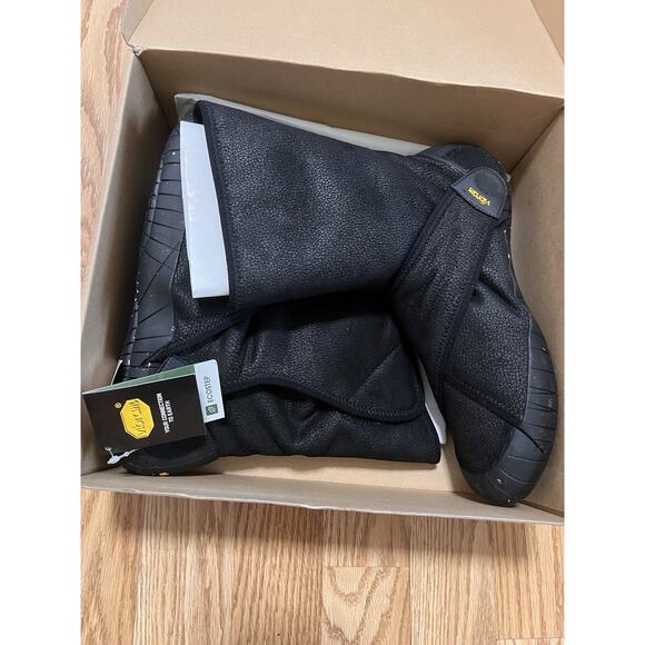 NEW IN BOX Vibram Furoshiki Shearling Mid Boot, Black, M EU 40-41 Mens 7-8.5 - Picture 1 of 7